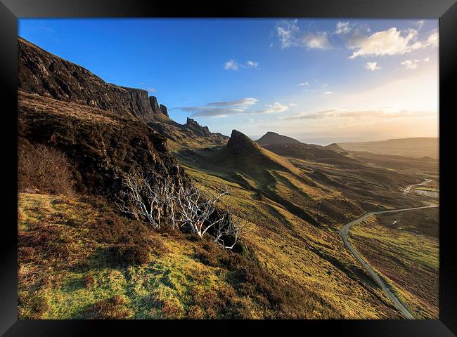 Skye Road to Staffin Framed Print by Paul Appleby