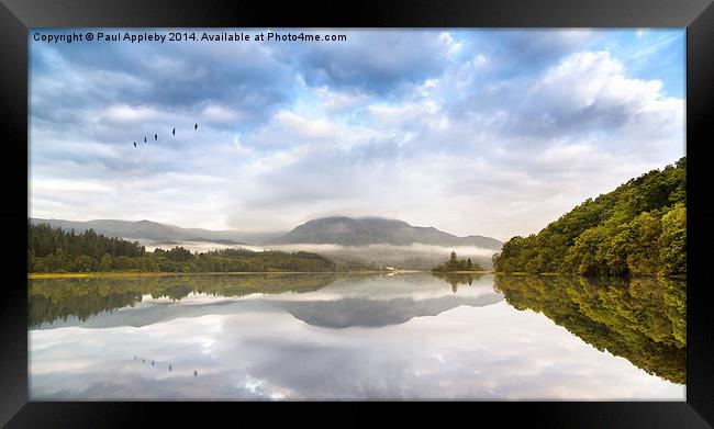 Loch Venachar, The Trossachs. Scotland. Framed Print by Paul Appleby