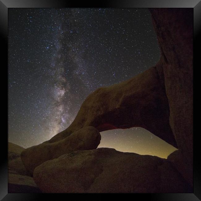Milky Way - Joshua Tree National Park Framed Print by Paul Appleby