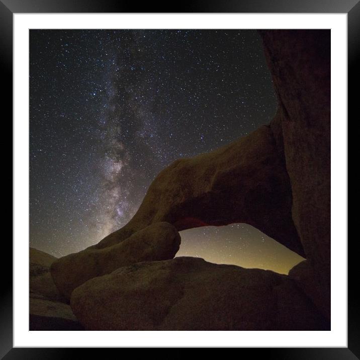 Milky Way - Joshua Tree National Park Framed Mounted Print by Paul Appleby
