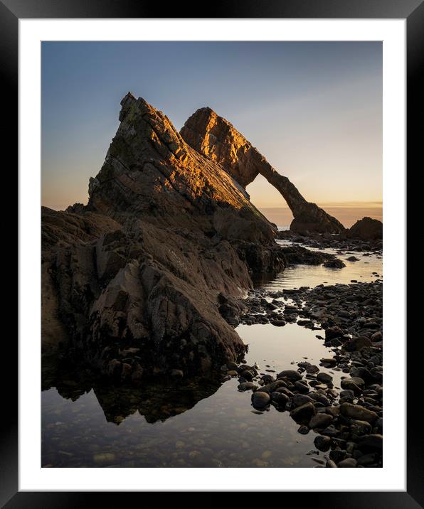 BOW FIDDLE ROCK  SCOTLAND  Framed Mounted Print by Paul Appleby