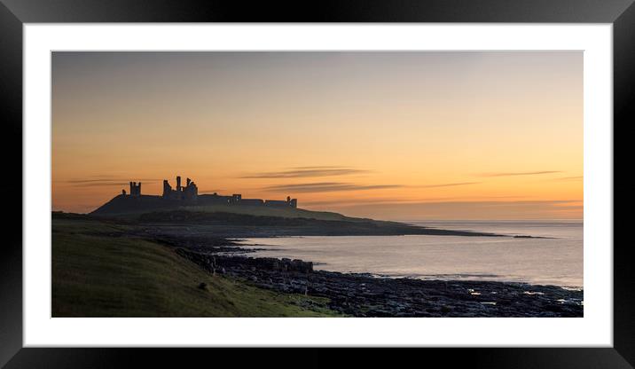 Dunstanburgh Castle 2AM Framed Mounted Print by Paul Appleby