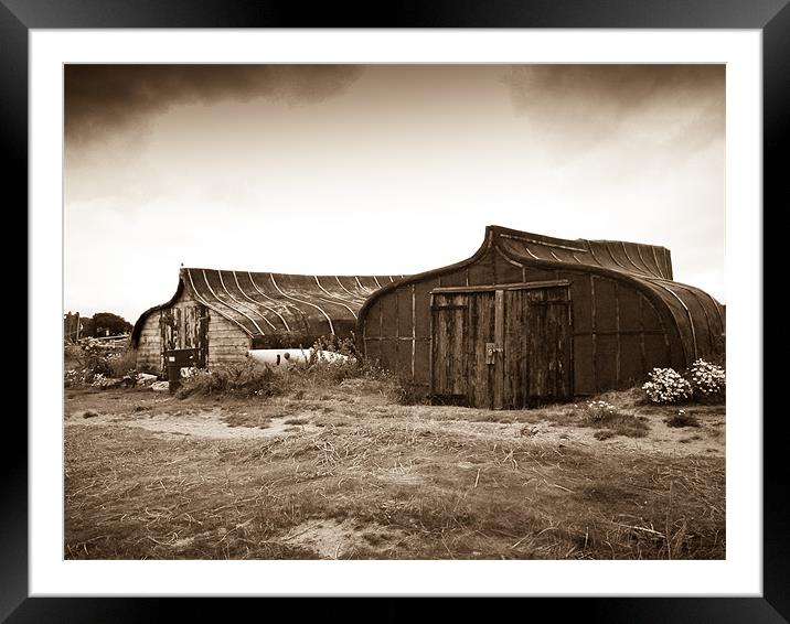 Recycling On Holy Island Framed Mounted Print by Steve Wood