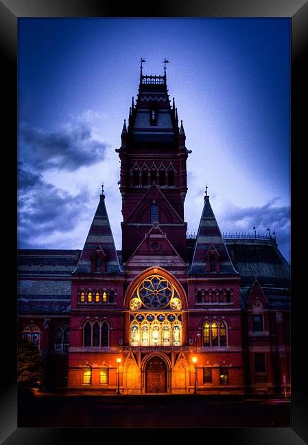 Sanders Theatre, Harvard, Boston Framed Print by Weng Tan