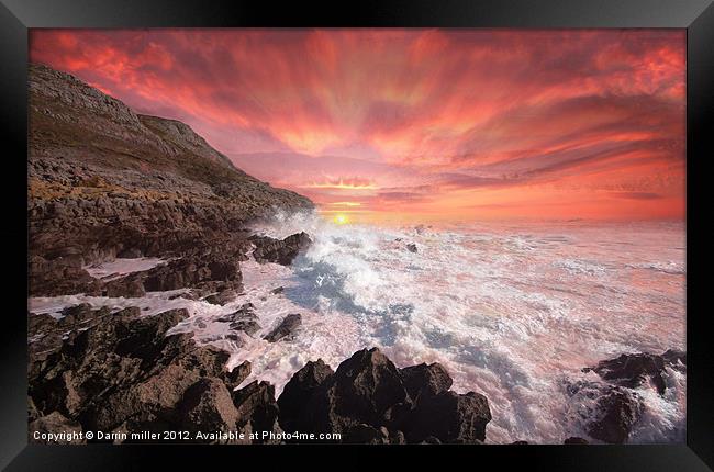 vanishing point Framed Print by Darrin miller