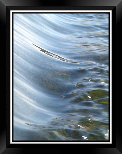 The textures and movements of H2O Framed Print by Craig Coleran