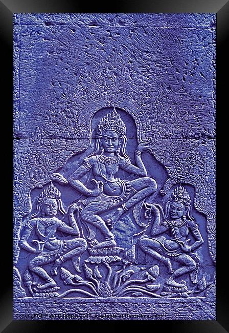 Khmer Art - Angkor Wat Framed Print by Paul Brighton