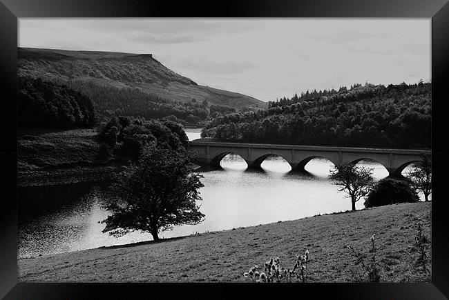 Ladybower Reservoir Framed Print by CJ Barnard