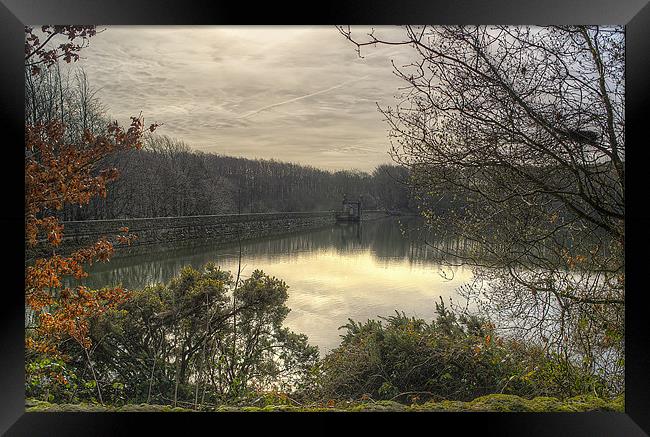 Reservoir in Derbyshire Framed Print by Libby Hall