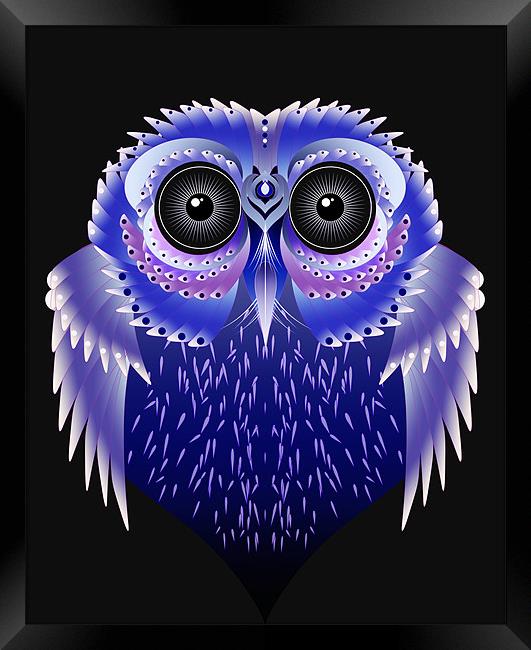 Owl Framed Print by Julie Hoddinott