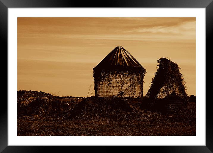 Old Silos Framed Mounted Print by Kathleen Stephens
