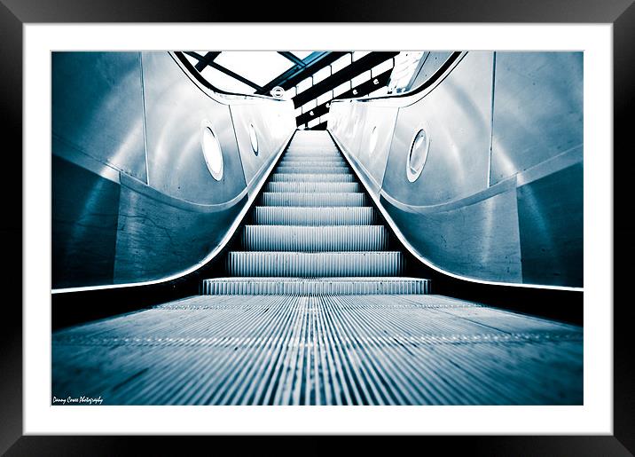 The Only Way Is Up Framed Mounted Print by Daniel Cowee