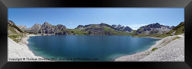 Lünersee Framed Print by Thomas Stroehle