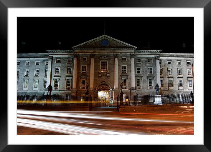 Trinity College in Dublin Framed Mounted Print by Thomas Stroehle