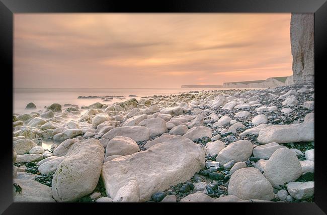 Birling Gap Framed Print by Jamie Stokes