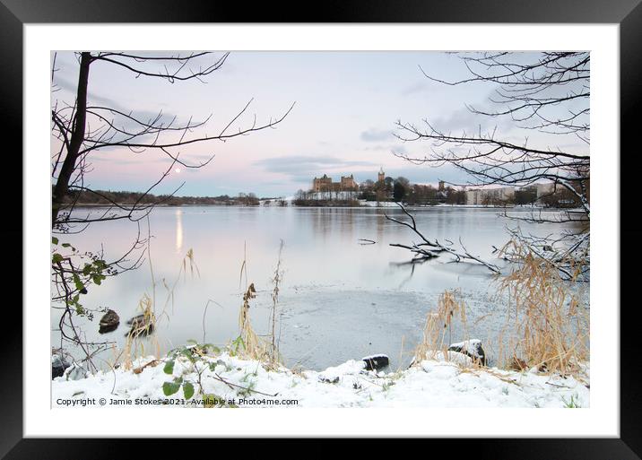 Linlithgow Loch Framed Mounted Print by Jamie Stokes
