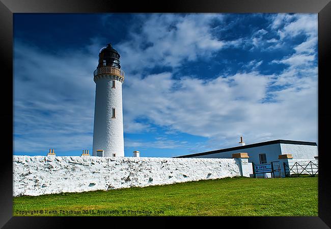 Mull of Galloway Lighthouse Framed Print by Keith Thorburn EFIAP/b
