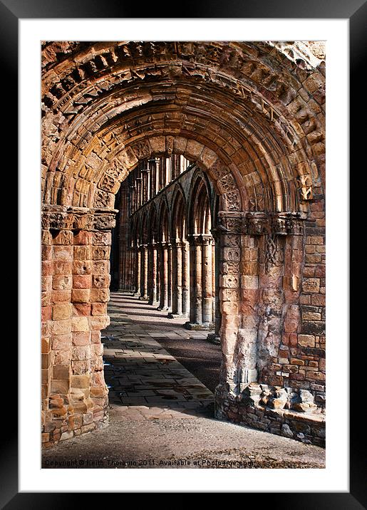 Inside Jedburgh Abbey Framed Mounted Print by Keith Thorburn EFIAP/b