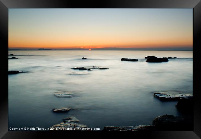 Sunset Down Framed Print by Keith Thorburn EFIAP/b