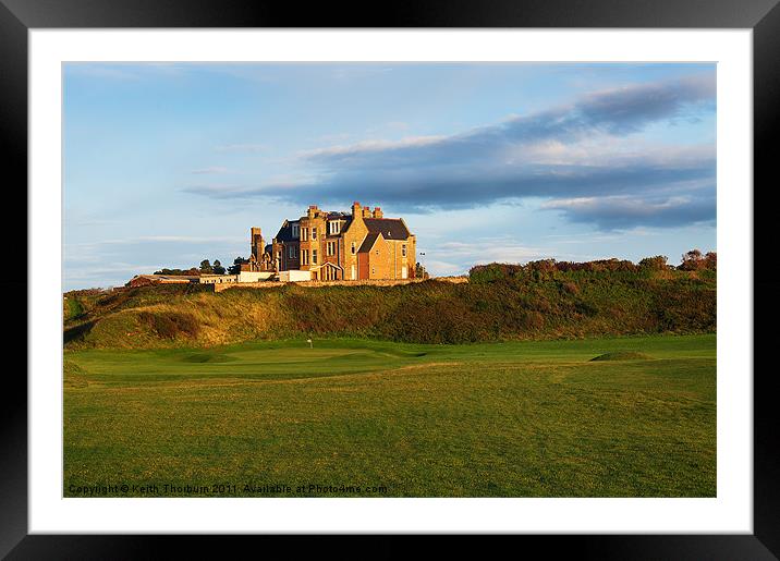 Winterfeild Golf Club Clubhouse Framed Mounted Print by Keith Thorburn EFIAP/b