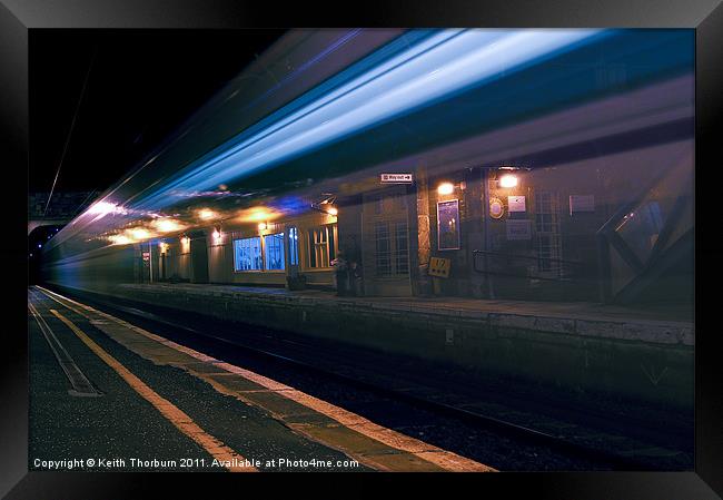 Drem Train Station Framed Print by Keith Thorburn EFIAP/b