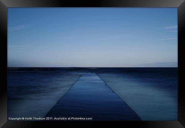 Sea Pool Walkway Framed Print by Keith Thorburn EFIAP/b