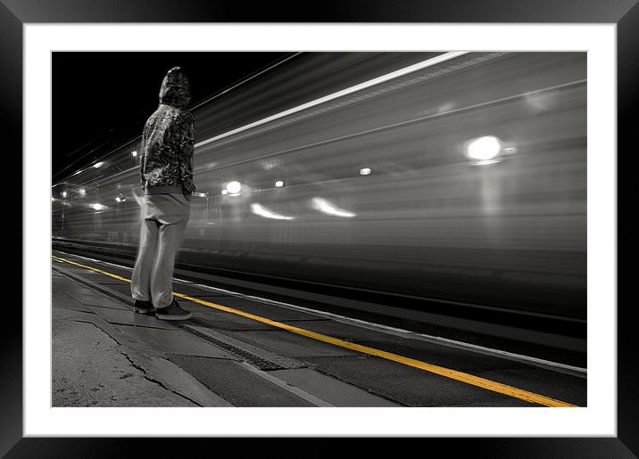 Its Not Stopping Framed Mounted Print by Keith Thorburn EFIAP/b