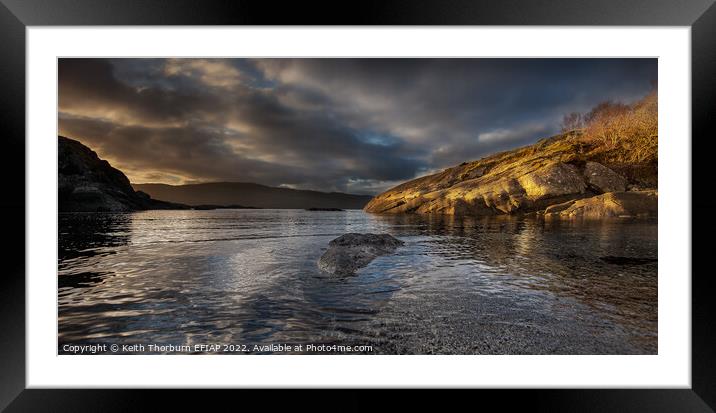 Ardtoe Bay Framed Mounted Print by Keith Thorburn EFIAP/b