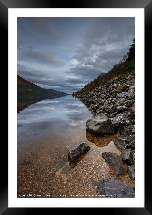 Loch Lochy North Framed Mounted Print by Keith Thorburn EFIAP/b
