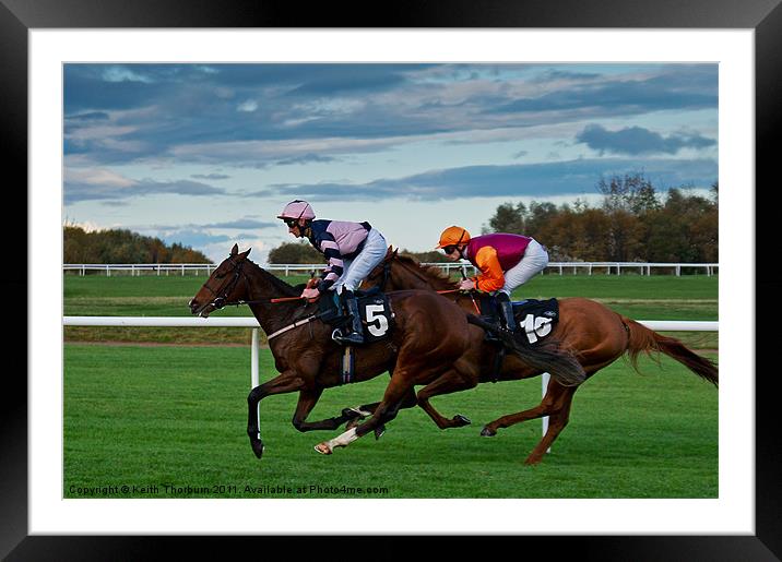 Front Runners Framed Mounted Print by Keith Thorburn EFIAP/b