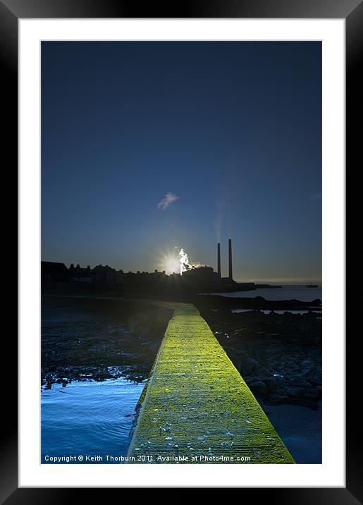 Cockenzie Power Staion Framed Mounted Print by Keith Thorburn EFIAP/b