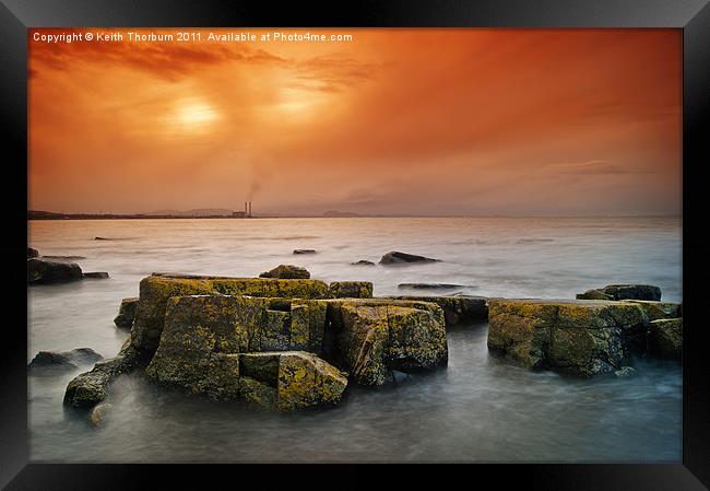 Evening sun over Edinburgh Framed Print by Keith Thorburn EFIAP/b