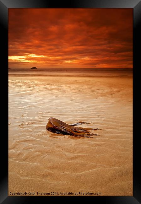 West Barns Beach Framed Print by Keith Thorburn EFIAP/b