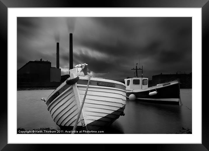 Integritty at Cockenzie Harbour Framed Mounted Print by Keith Thorburn EFIAP/b