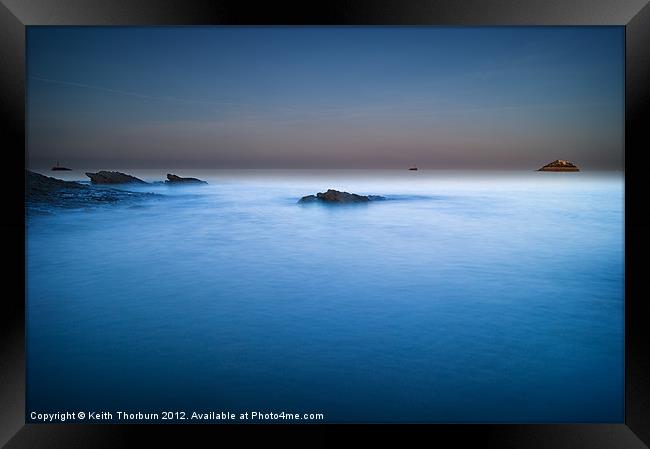 Oceans Blue Framed Print by Keith Thorburn EFIAP/b