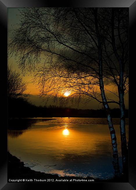 Lagoons Sunset Framed Print by Keith Thorburn EFIAP/b