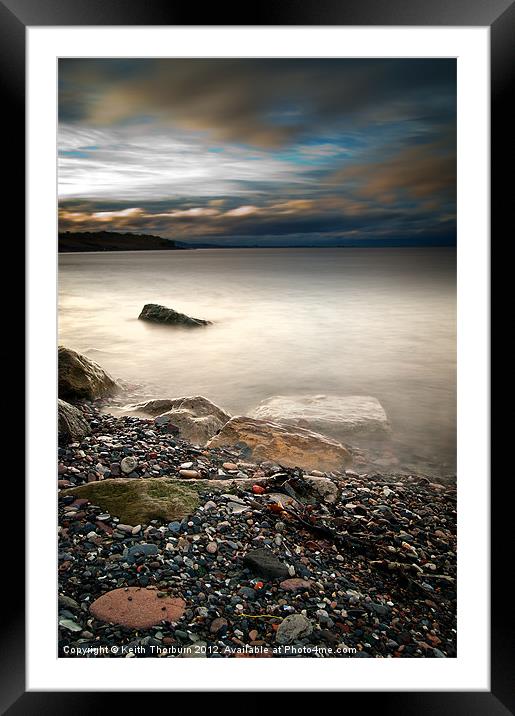 Pebbles to the Forth Framed Mounted Print by Keith Thorburn EFIAP/b