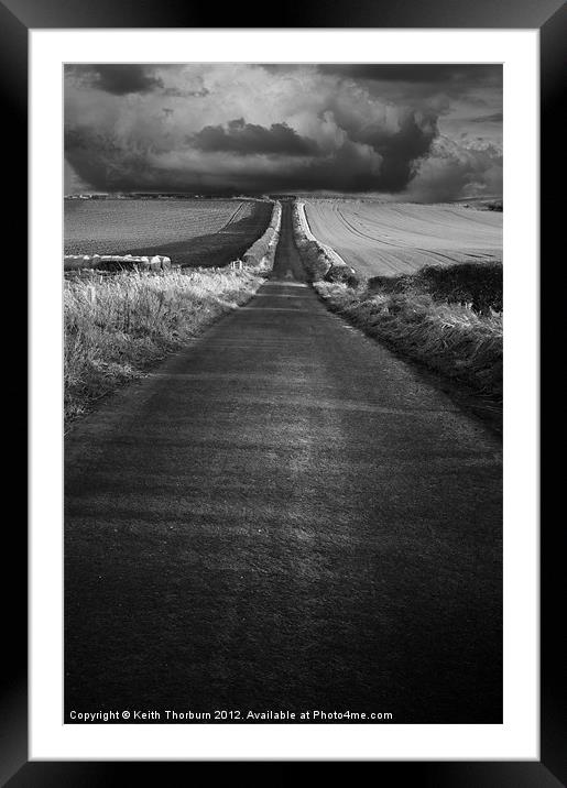 The way to the Weather Framed Mounted Print by Keith Thorburn EFIAP/b