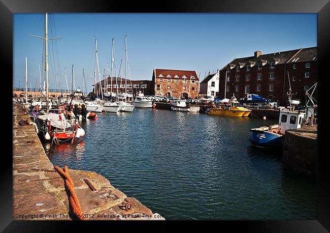 North Berwick Harbour Framed Print by Keith Thorburn EFIAP/b