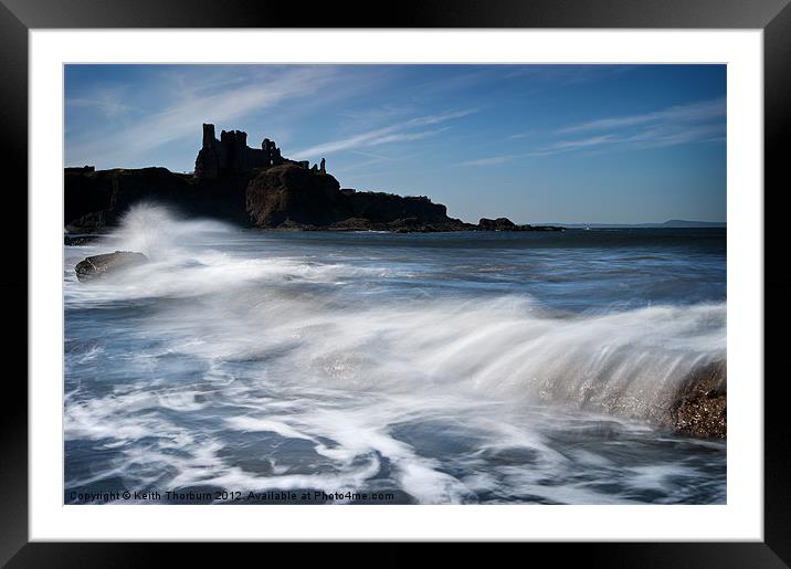 Tantallon Castle Framed Mounted Print by Keith Thorburn EFIAP/b