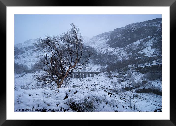 Winter Scene Framed Mounted Print by Keith Thorburn EFIAP/b