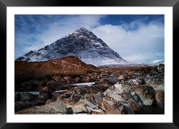 Buachaille Etive Mo'r Framed Mounted Print by Keith Thorburn EFIAP/b