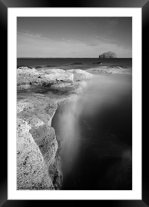 Bass Rock exposure Framed Mounted Print by Keith Thorburn EFIAP/b