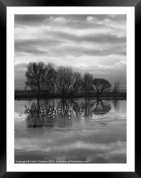 Musselburgh Lagoons. Framed Mounted Print by Keith Thorburn EFIAP/b