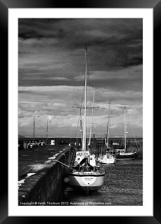 Musselburgh Harbour Framed Mounted Print by Keith Thorburn EFIAP/b