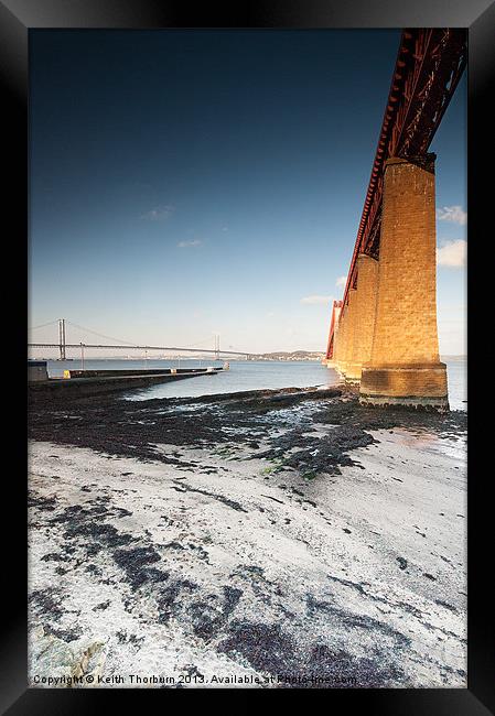Forth Bridges Framed Print by Keith Thorburn EFIAP/b