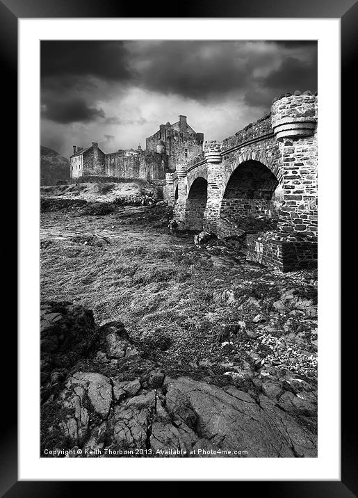 Eilean Donan Castle Framed Mounted Print by Keith Thorburn EFIAP/b