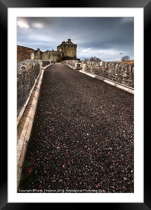 Eilean Donan Castle Framed Mounted Print by Keith Thorburn EFIAP/b