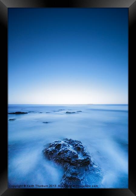 Blue Sea Framed Print by Keith Thorburn EFIAP/b