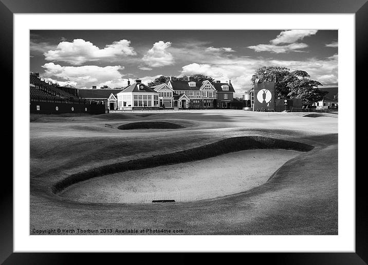 18th Green Muirfield Golf Club Framed Mounted Print by Keith Thorburn EFIAP/b